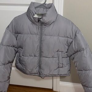 H&M Cropped Puffer Jacket